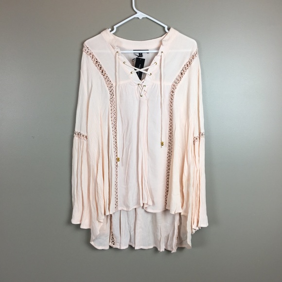 Romeo & Juliet Couture Tops - Romeo + Juliet boho blush top